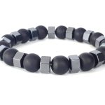 Ανδρικό ελαστικό βραχιόλι με χάντρες