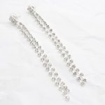 Μακριά σκουλαρίκια με στρας