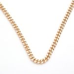 Μεταλλική αλυσίδα λεπτή και κοντή ροζ χρυσή