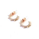 Μικροί κρίκοι με στρας