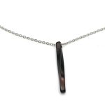 Ατσάλινο κολιέ με μπάρα