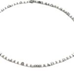 Ατσάλινο κολιέ με χάντρες