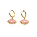 Ατσάλινα σκουλαρίκια με μάτια