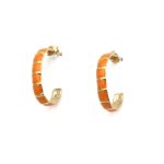 Ατσάλινα σκουλαρίκια με καρφάκι