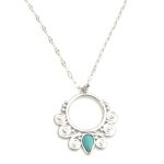 Κοντό ατσάλινο boho κολιέ