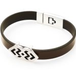 Ανδρικό δερμάτινο βραχιόλι