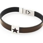 Ανδρικό δερμάτινο βραχιόλι