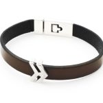Ανδρικό δερμάτινο βραχιόλι