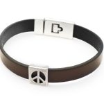 Ανδρικό δερμάτινο βραχιόλι