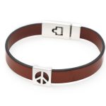 Ανδρικό δερμάτινο βραχιόλι