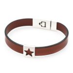 Ανδρικό δερμάτινο βραχιόλι