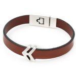 Ανδρικό δερμάτινο βραχιόλι