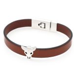 Ανδρικό δερμάτινο βραχιόλι