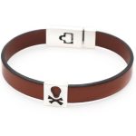 Ανδρικό δερμάτινο βραχιόλι