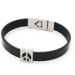 Ανδρικό δερμάτινο βραχιόλι