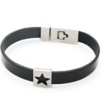 Ανδρικό δερμάτινο βραχιόλι