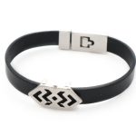 Ανδρικό δερμάτινο βραχιόλι