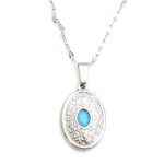 Κοντό ατσάλινο κολιέ 