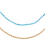 Κοντό ατσάλινο κολιέ