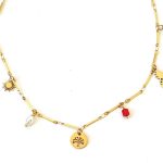 Κοντό ατσάλινο κολιέ