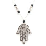 Boho κολιέ με hamsa