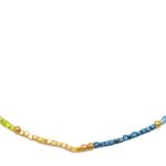 Ατσάλινο κολιέ με χάντρες