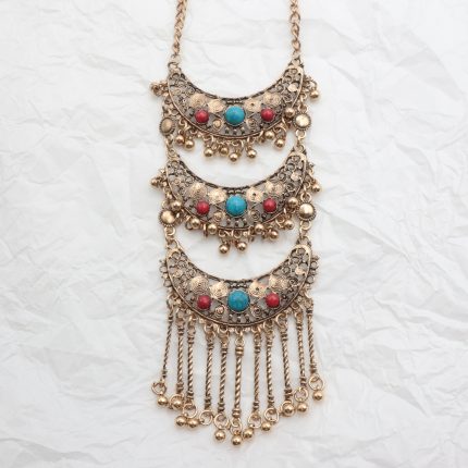 Boho μακρύ κολιέ