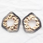 Σκουλαρίκια nickel free με κρυσταλλάκια