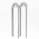 Μακριά ατσάλινα σκουλαρίκια