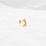 Σκουλαρίκι για το πάνω μέρος του αυτιού από χειρουργικό ατσάλι