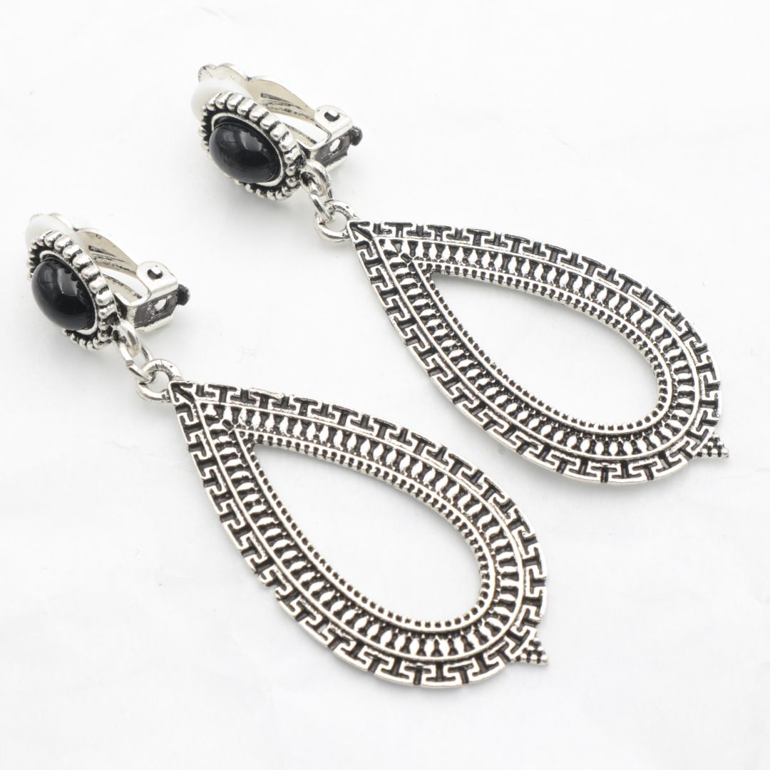 Boho σκουλαρίκια με κλιπ Boho σκουλαρίκια με κλιπ