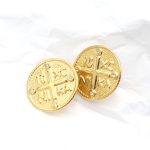 Ατσάλινα σκουλαρίκια κλιπ Κωνσταντινάτο