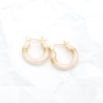 Ατσάλινα σκουλαρίκια κρικάκια Anemeli