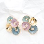 Πολύχρωμα σκουλαρίκια με σμάλτο