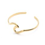 Ατσάλινο βραχιόλι χειροπέδα κύμα