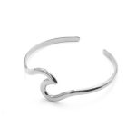 Ατσάλινο βραχιόλι χειροπέδα κύμα