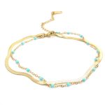 Ατσάλινη διπλή αλυσίδα ποδιού 