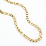 Ατσάλινη αλυσίδα λαιμού Simple Long ανδρική γυναικεία χρυσή