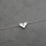 βραχιόλι με καρδιά από κρύσταλλα