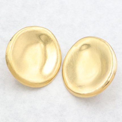 Ατσάλινα σκουλαρίκια δίσκοι με κούμπωμα κλιπ