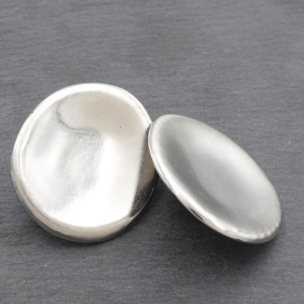 Ατσάλινα σκουλαρίκια δίσκοι με κούμπωμα κλιπ