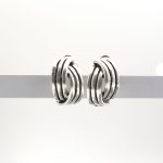 Boho σκουλρίκια με κλιπ