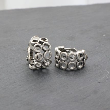 Boho σκουλρίκια με κλιπ